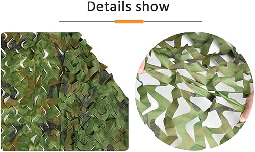 Miniatura 6 de KDDEON 150D - Red de camuflaje para acampar y cazar, red de camuflaje de una sola capa, red de protección para exteriores