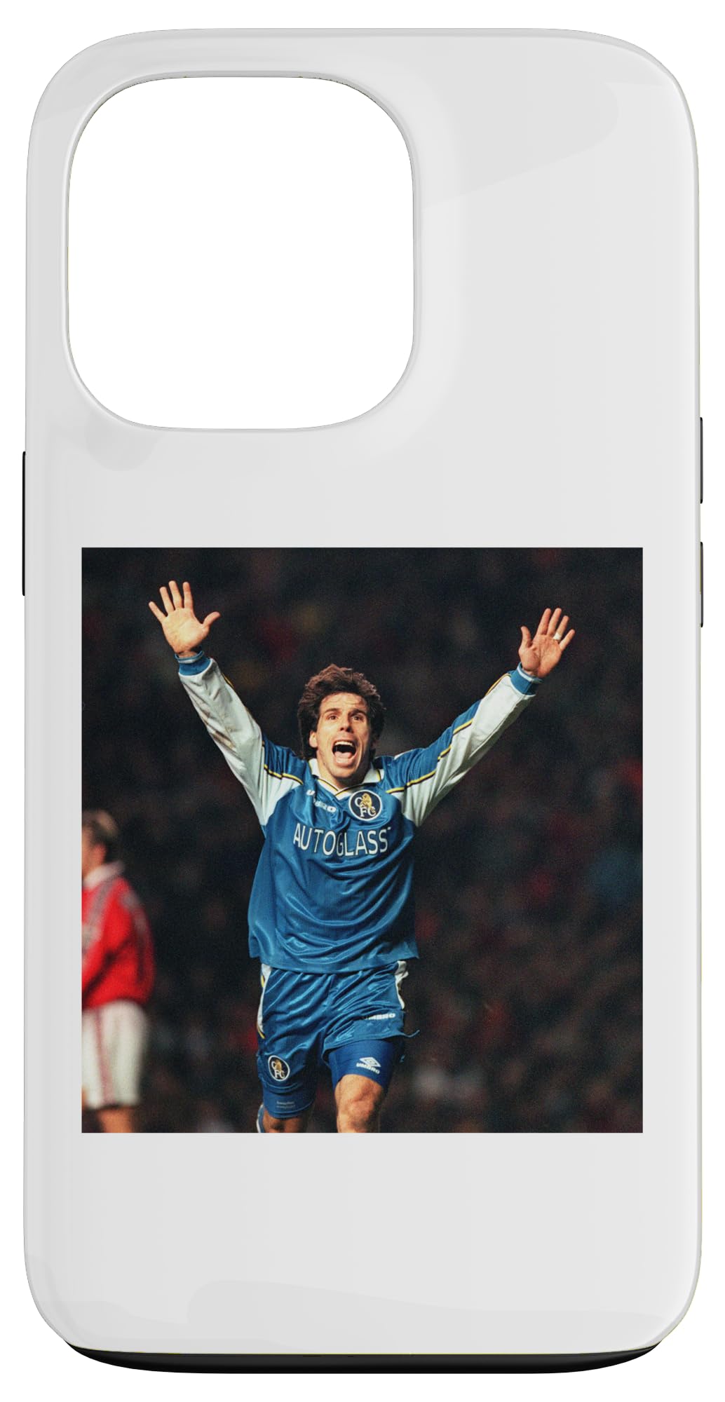 Gianfranco Zola Scores Chelsea Italy World Cup Football Case for iPhone 13 Pro