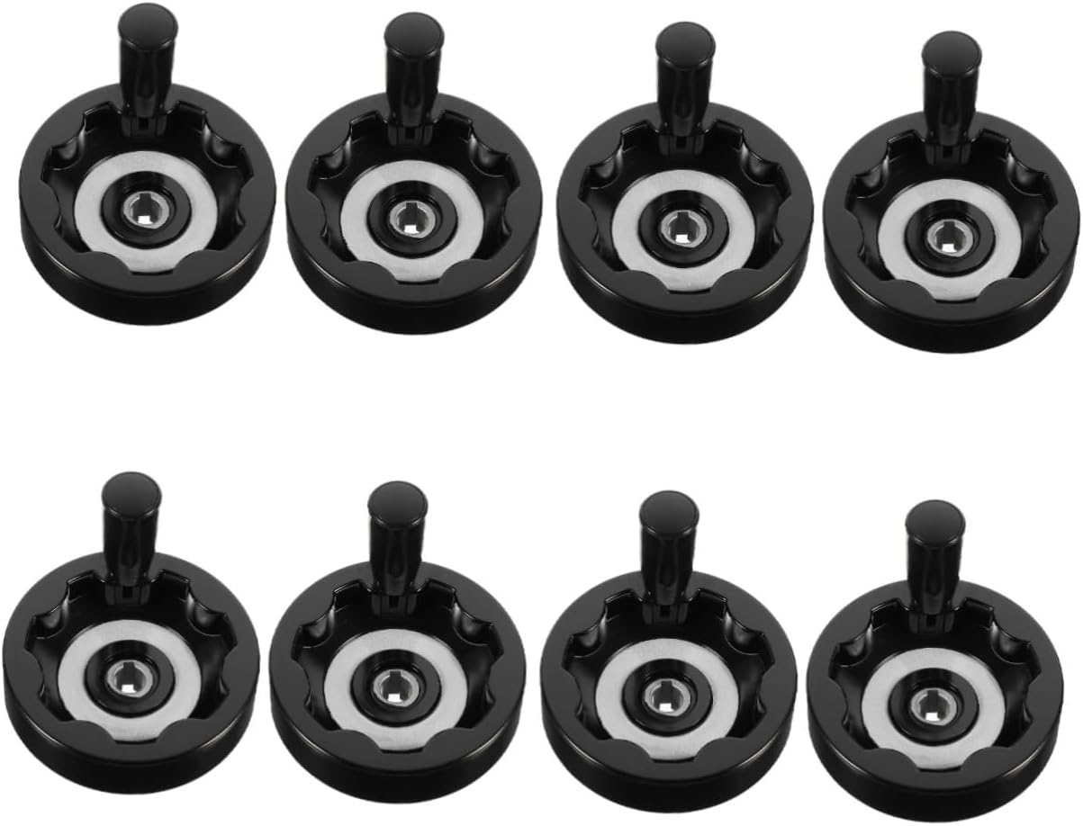 GLEAVI 8pcs Hand Wheel Milling Machine Hand Wheel Lathe Accessory Insulating Material