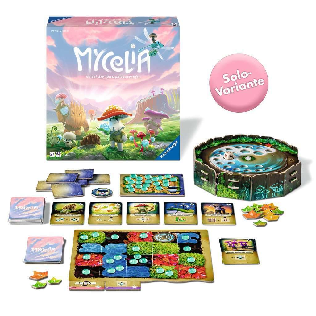 Ravensburger 27489 - Mycelia - gioco di deckbuilding per famiglie, gioco da tavolo per adulti e bambini dai 9 anni in su - semplice gioco di strategia per 1-4 giocatori