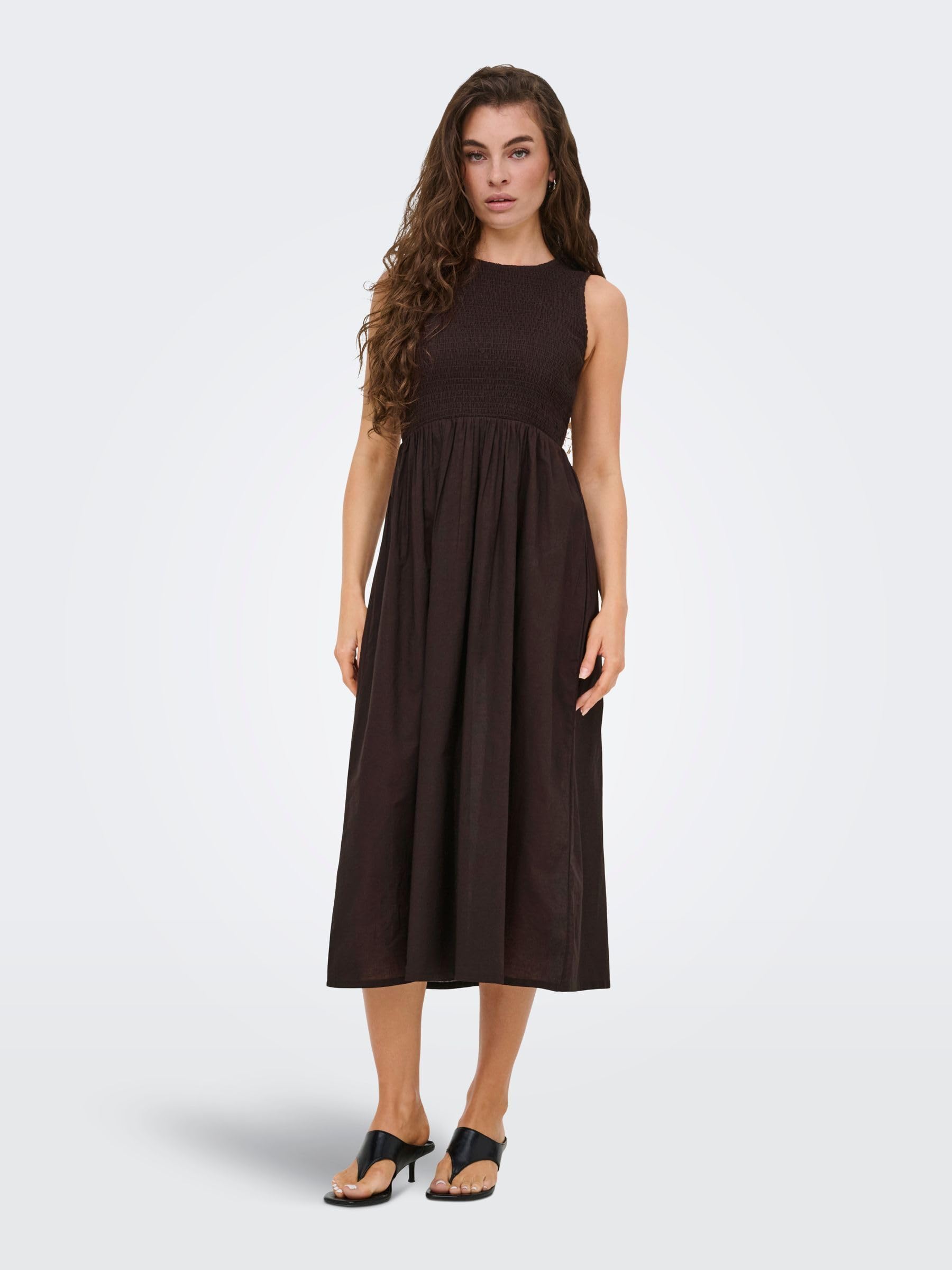JDY Jdydiego S/L Smock Midi Dress WVN Jdy Diego S/L Smock Midi Dress WVN Femme (Lot de 1)