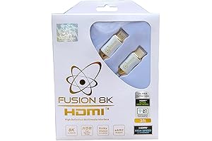 White 3FT HDR HDMI 2.1 Certified Cable
