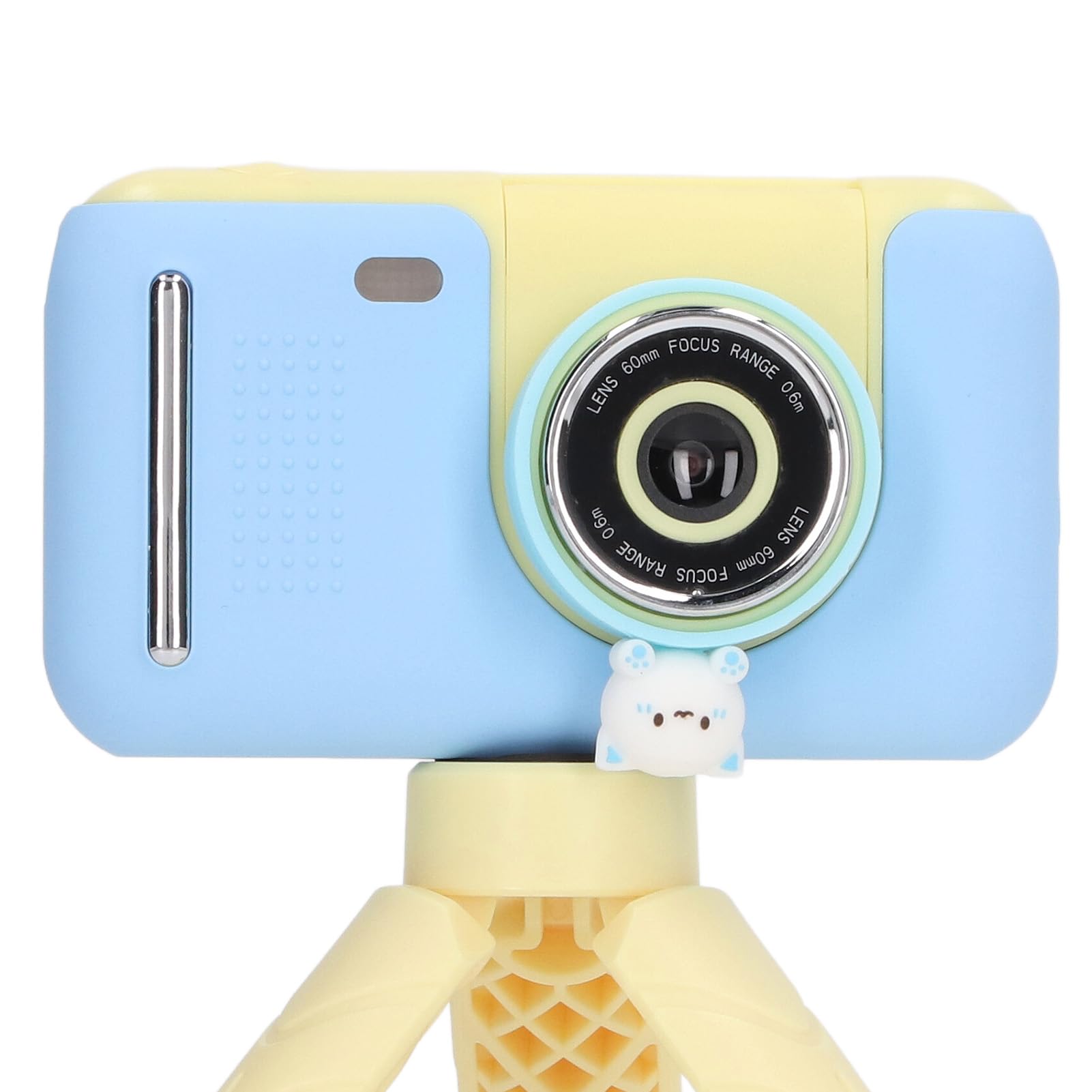 Aparat do Selfie dla Dzieci, Fajna Zabawa Ładowalny Aparat Cyfrowy dla Dzieci 1080P Obiektyw Obracany o 180° dla Dzieci w Wieku 3-10 Lat (32g)