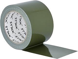 STIKK 3" x 25 yd 7.5 Mil Thick Olive Drab Green Duct Tape PE Coated Weather Resistant (2.83 in 72MM)