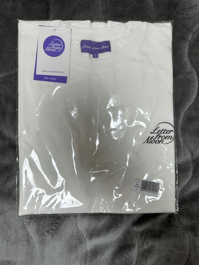 Amazon.co.jp: 堀未央奈 コラボTシャツ LETTER FORM MOON 白色 L