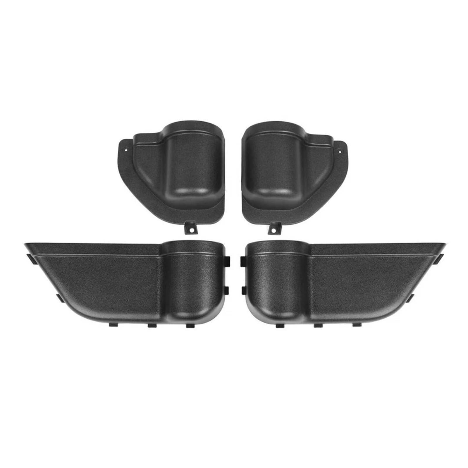 ESPYN Front Rear Door Storage Box Tray For Wrangler JL JLU 4XE For Gladiator JT 2018-2023 Accessories Universal Interior Accessories(4Doors)