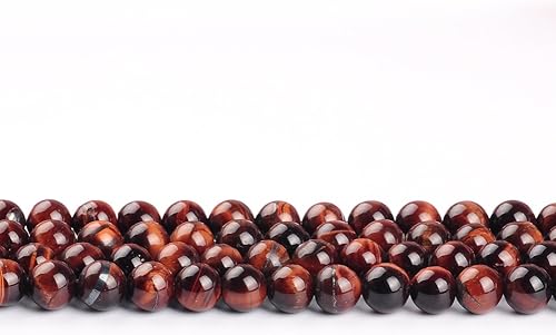 Miniatura 4 de Ruilong - Excelente cuentas de piedra de ojo de tigre, cuentas sueltas de piedra natural para hacer joyas, cuentas sueltas de 0.236 pulgadas, 0.315