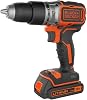 Black Decker Bcd383d2xk-Qw 18v 2ah Powerconnect Dual Battery Hammer Drill 2 X 2.0ah Battery with Charging Indicator, 1a Charger and Special Storage Box