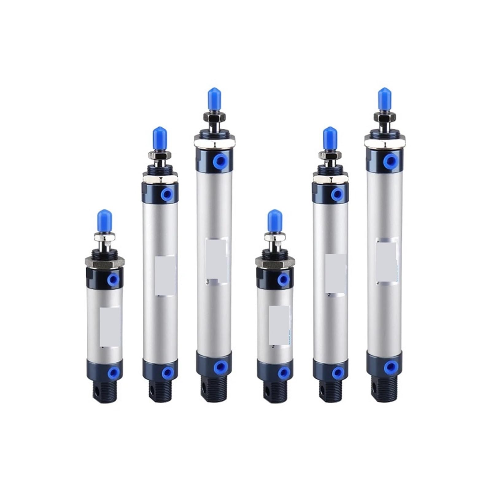 Pneumatic Cylinder, Pneumatic Mini Cylinder MAL 16/20/25/32mm Bore 25/50/75/100/200/300/400/500mm Stroke Single Lever Air(Stroke 125mm,Bore 16mm)