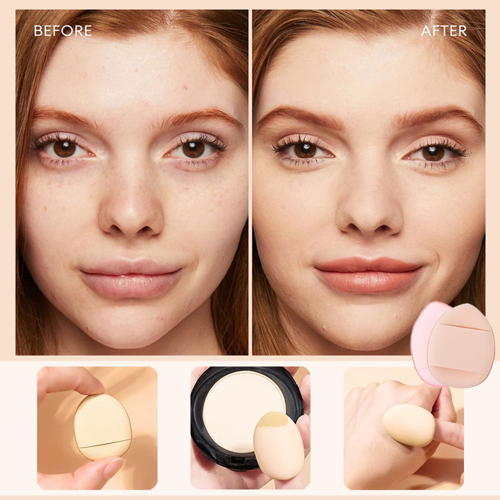 TRKETK 12 Pieces Cosmetic Powder Puff - Image 3