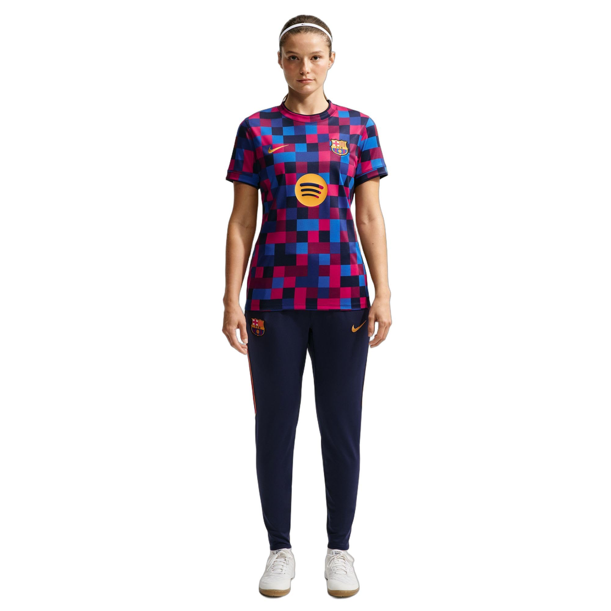 NIKE koszulka piłkarska rozgrzewka Kobiety Fc Barcelona Nike Dri-fit Fußball-pre-match-top Für Damen