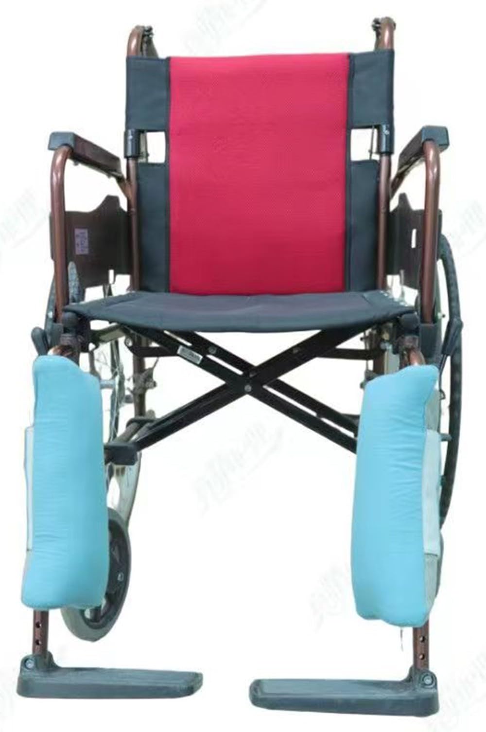 Wsfzeg Wheelchair Side Calf Cover (Pair), Wheelchair Leg Rest Pad Wheelchair Foot Rest Parts Leg Cushion Protector Armrest Office/Transport Chairs, Scooters