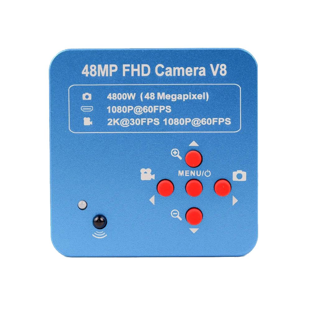 Cámara microscópica Digital Electrónica Industrial, 1080P, 48MP, HDMI, USB y Lente de Montaje en C 120X para reparación de teléfonos con Soldadura PCB
