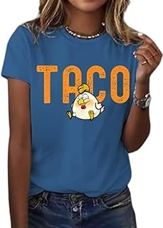 Funny Tacos Shirts for Women Protest Chicken Taco Let's Go Taco Tshirt Resist