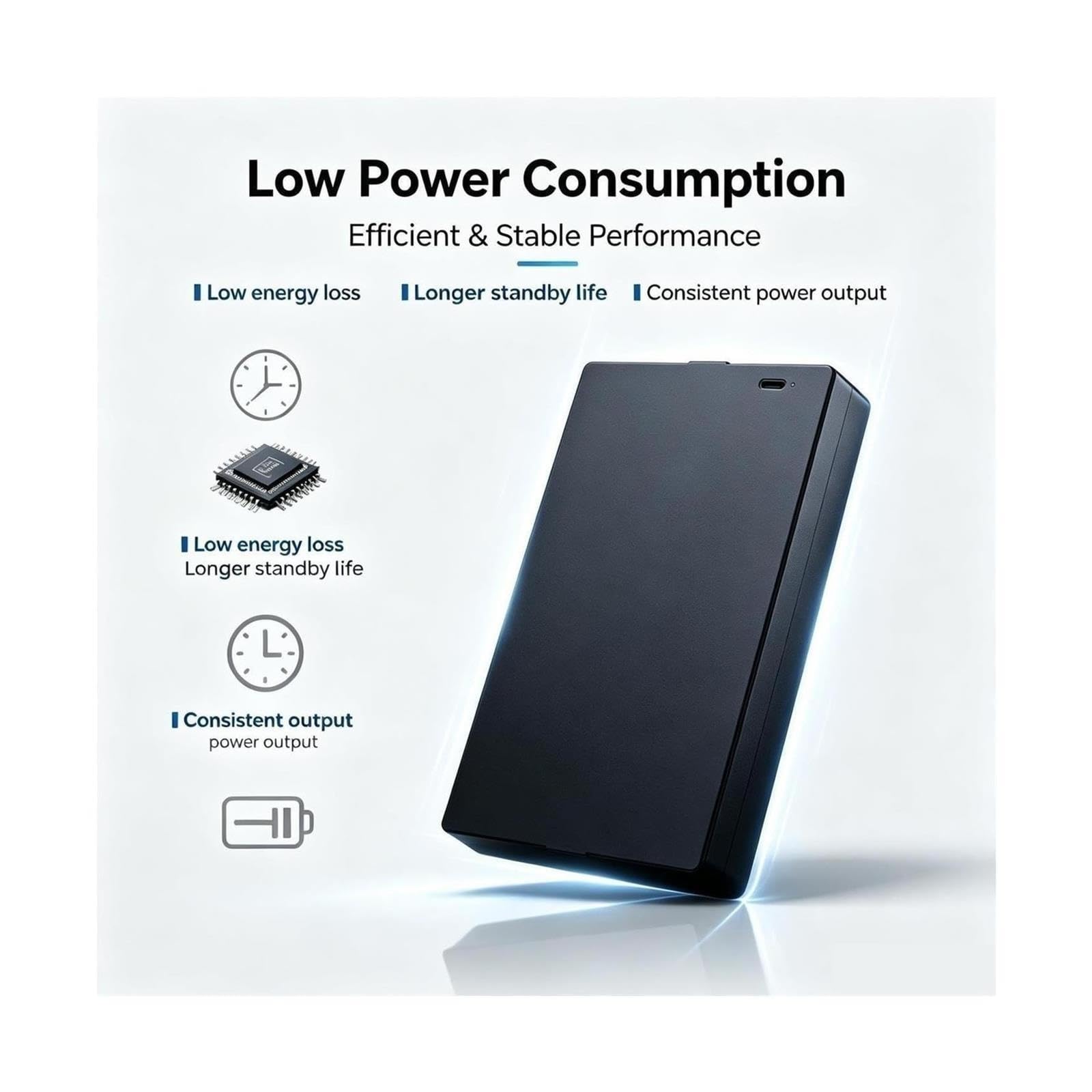 Batteria for blocco impronte digitali da 3200 mAh, for YC07D【P-P-P+P+】