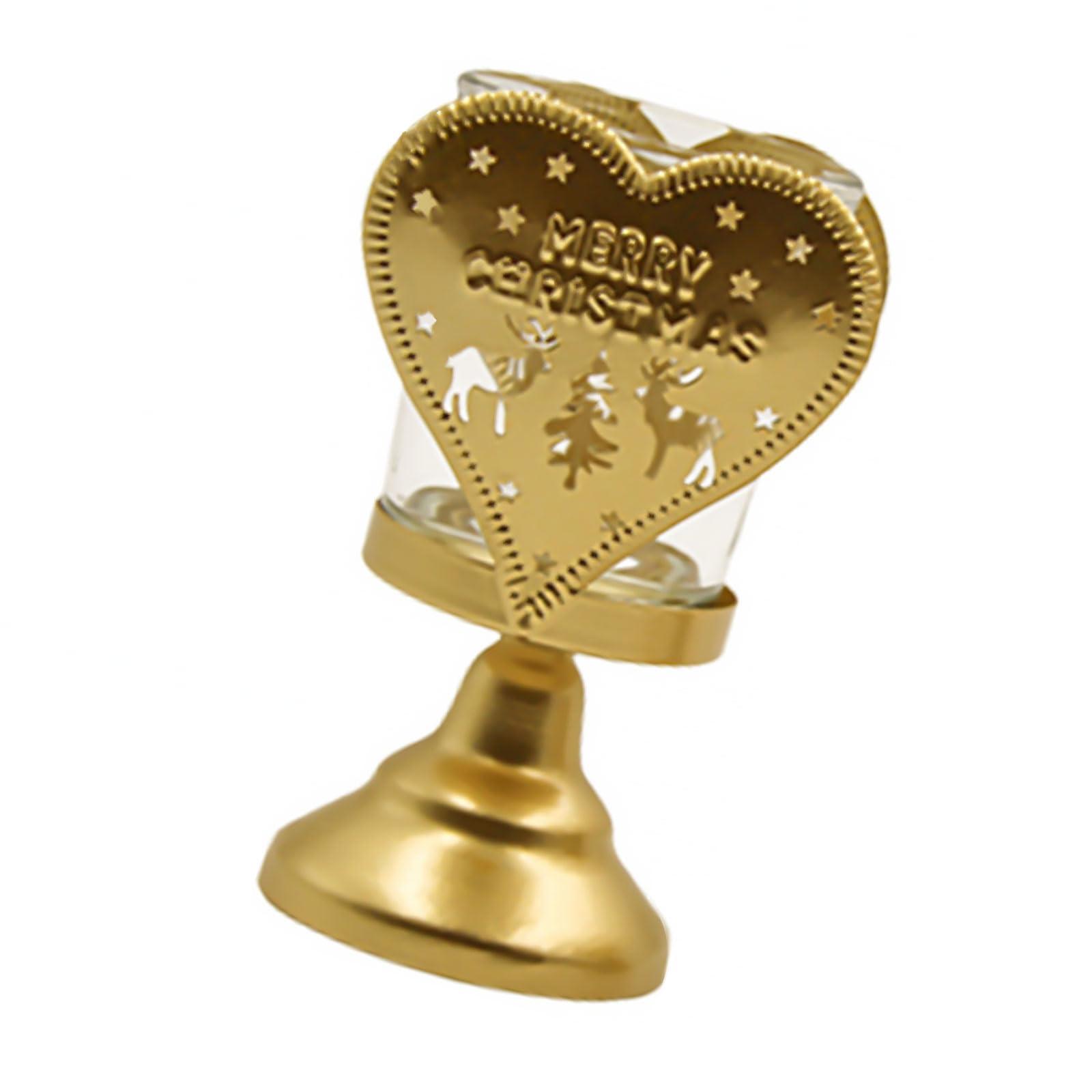 Elnwnnkc Unique Candleholder Decorative Candlestick Elegant Metal Holder for Christmas Dining Candlelighting Metal Flower Holder