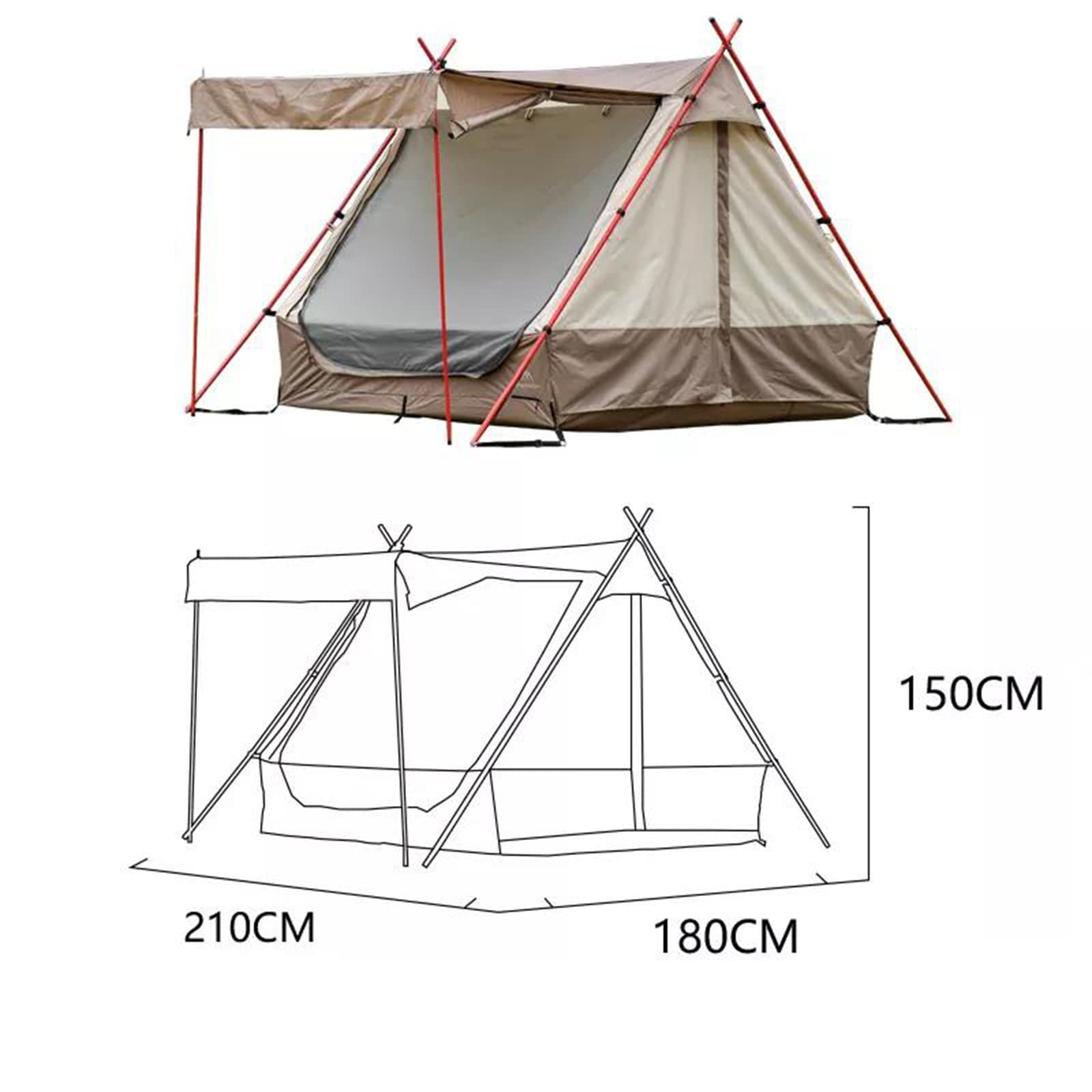 sunscreen tent Camping Outdoor Rainproof Tent,Hut Canopy Tent, Easy Set Up Small Lightweight Tents,Four Seasons Tent,for Family,Picnic,Hiking,Travel : Sports & Outdoors Option:RTT with 270 Awning Passenger Side Festzelt mit Werbeaufdruck Gear Upgrades are BROKEN