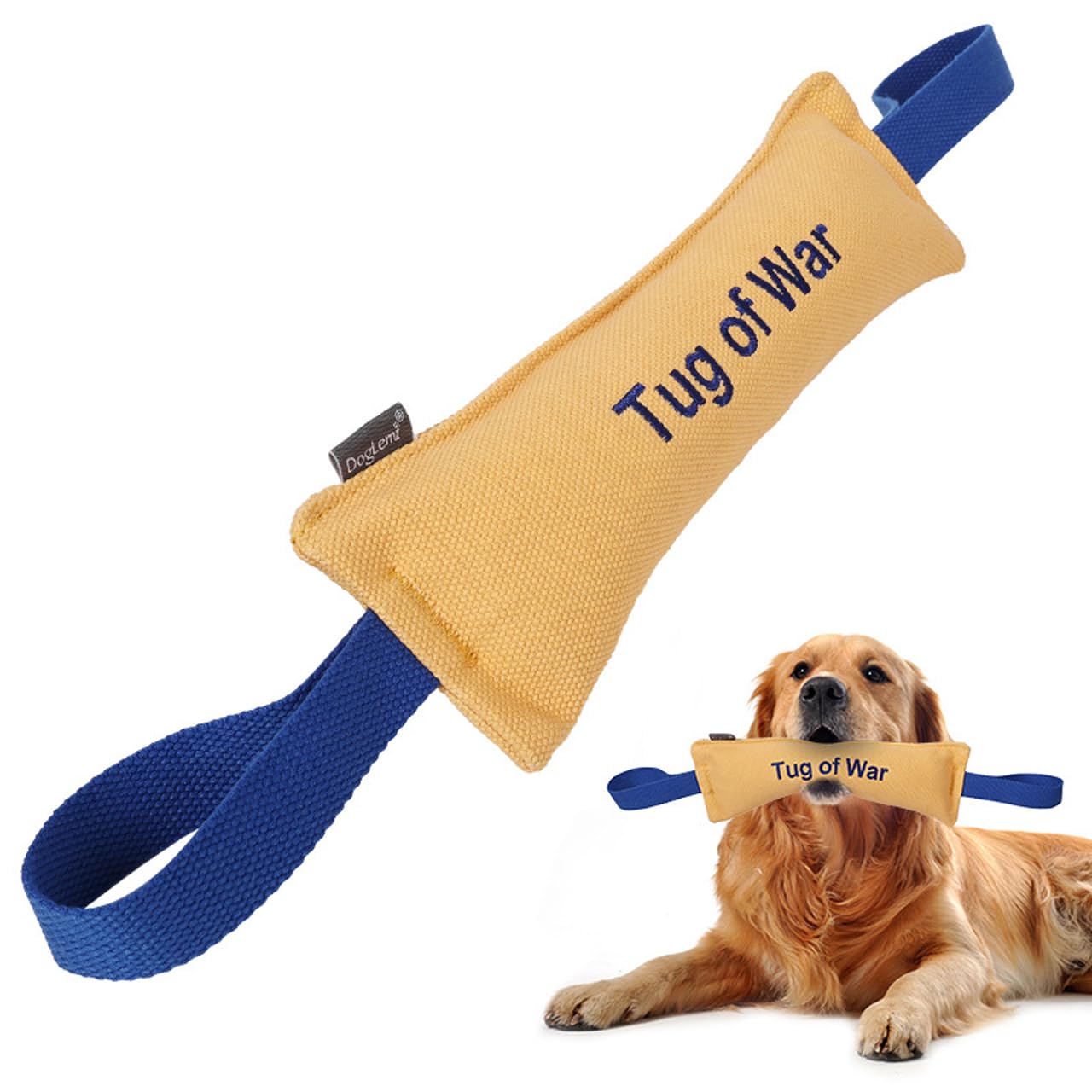 Didabotak Dog Tug Toy Dog Training Bite Pillow Toy - Best for Tug of War, Puppy Training Interactive Play - Interactive Toys for Small and Medium Dogs