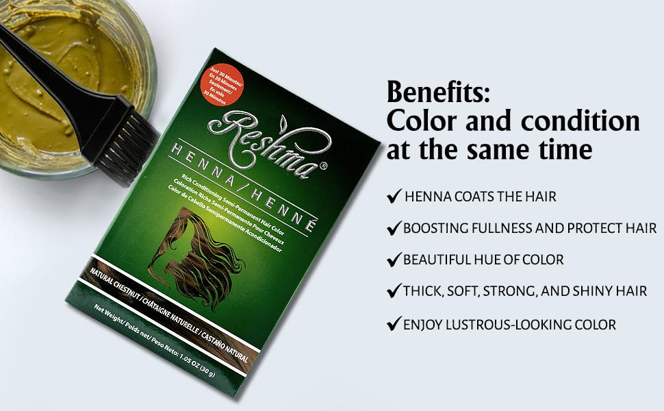 Reshma Beauty Color Henna y Mascarilla Nutritiva miniatura 4