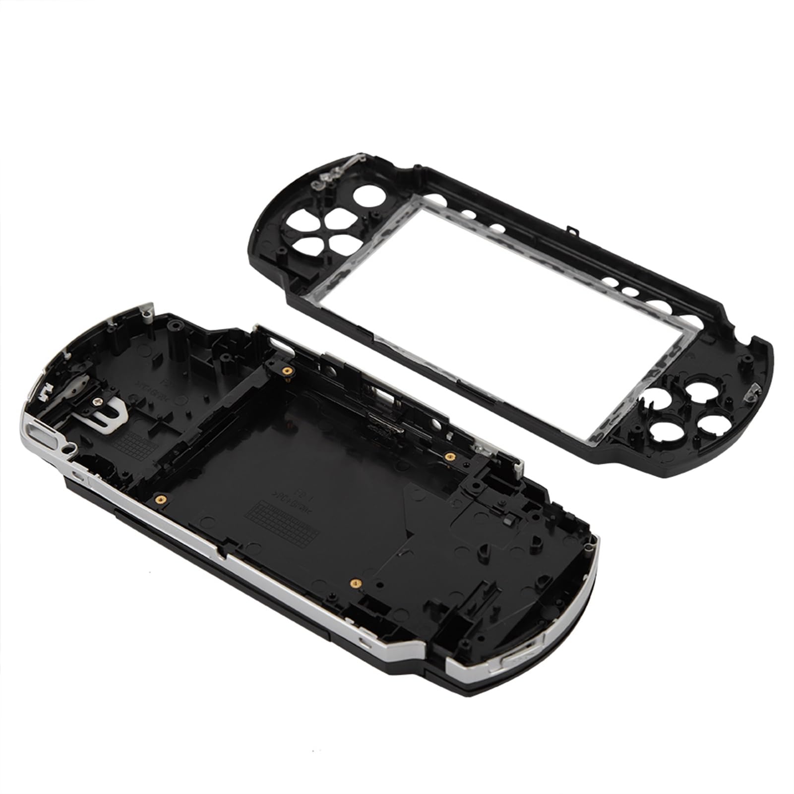 Housse de boîtier complète pour 1000, Ensemble de Coques Anti-Chute de Remplacement avec kit de Boutons pour Console de Jeu 1000 (Noir)