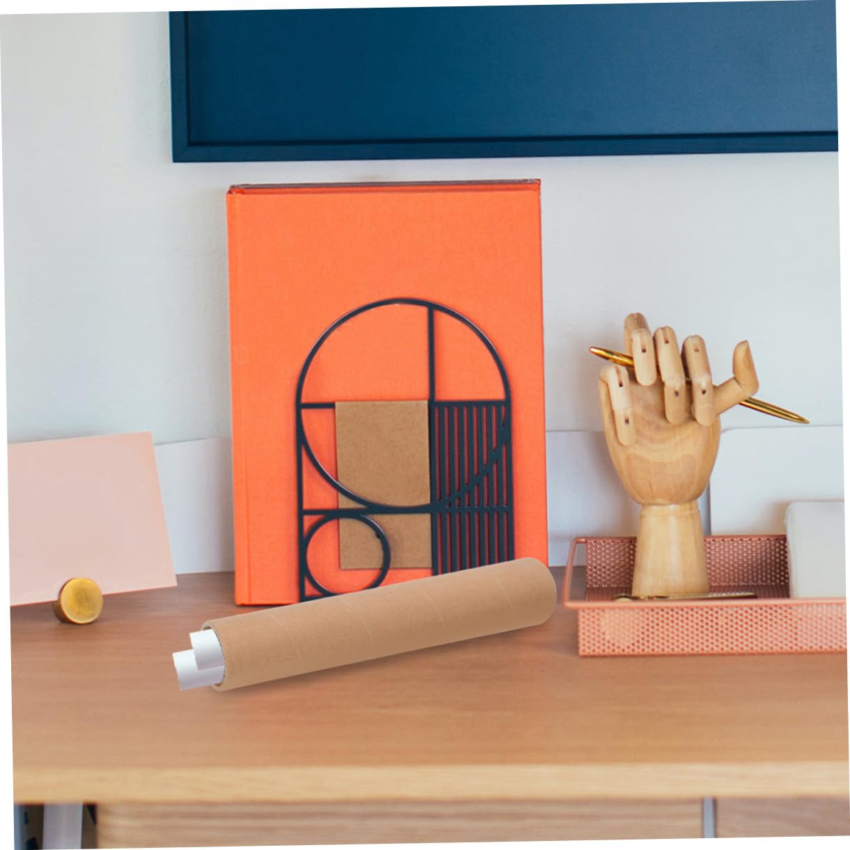 12 Stück Runde Papierröhre aus Papier und Kunststoff für Versand