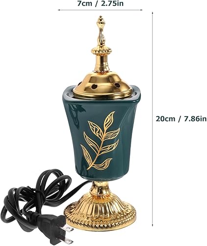 Miniatura 2 de Garneck Quemador eléctrico de incienso estufa de incienso aroma, decoración de Oriente Medio, incensario decorativo para el hogar