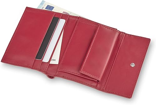 Miniatura 5 de Moleskine Classic - Cartera triple de piel, color rojo