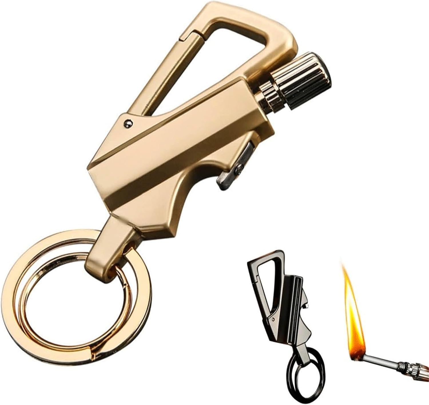 Multifunctional Match Kerosene Lighter, Reusable Windproof and Waterproof lighters, Slide Ignition, Suitable for Outdoor Camping (Kerosene not Included)(3pc)