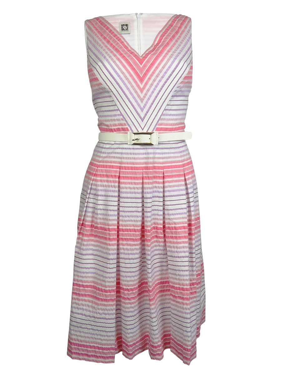 Anne Klein Women's Ombre Seersucker Day Dress