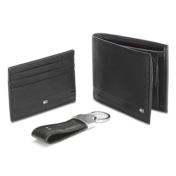 Tommy Hilfiger Black Men's Wallet, Card Case and Key Fold Combo (TH/BLACKPOOL/WALL/CC/KF/01) - image, photos