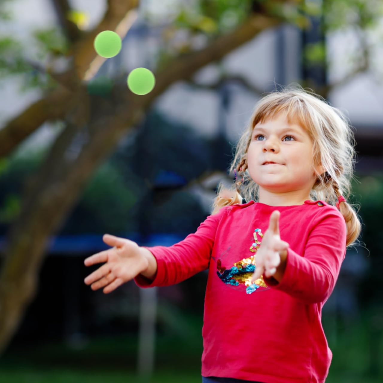 TOYANDONA 50 Balles en Mousse pour Pistolet Jouet Boules De Lancement Rondes De Remplacement 3.00 Cm Accessoires De Jeu De Tir pour Intérieur Et Extérieur Jeux Enfant 5 Ans Jeu en Famille