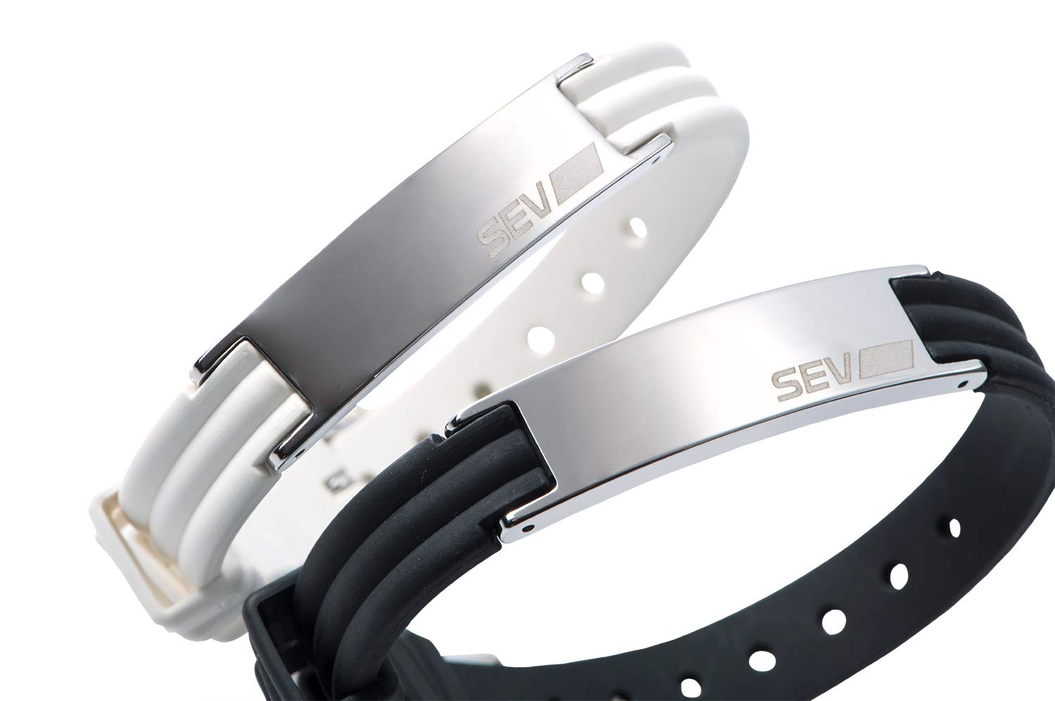 Amazon.co.jp: SEV(セブ)ラインブレスレット2 Sサイズ ブラック 