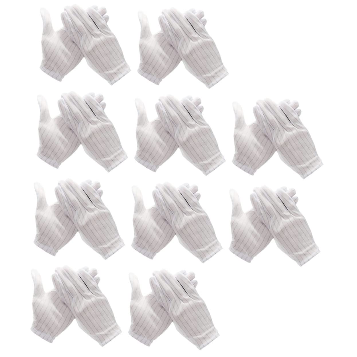 5 Pares De Guantes Mecánicos Para Trabajos Estáticos Para Reparación De Electrónica 10 Pares