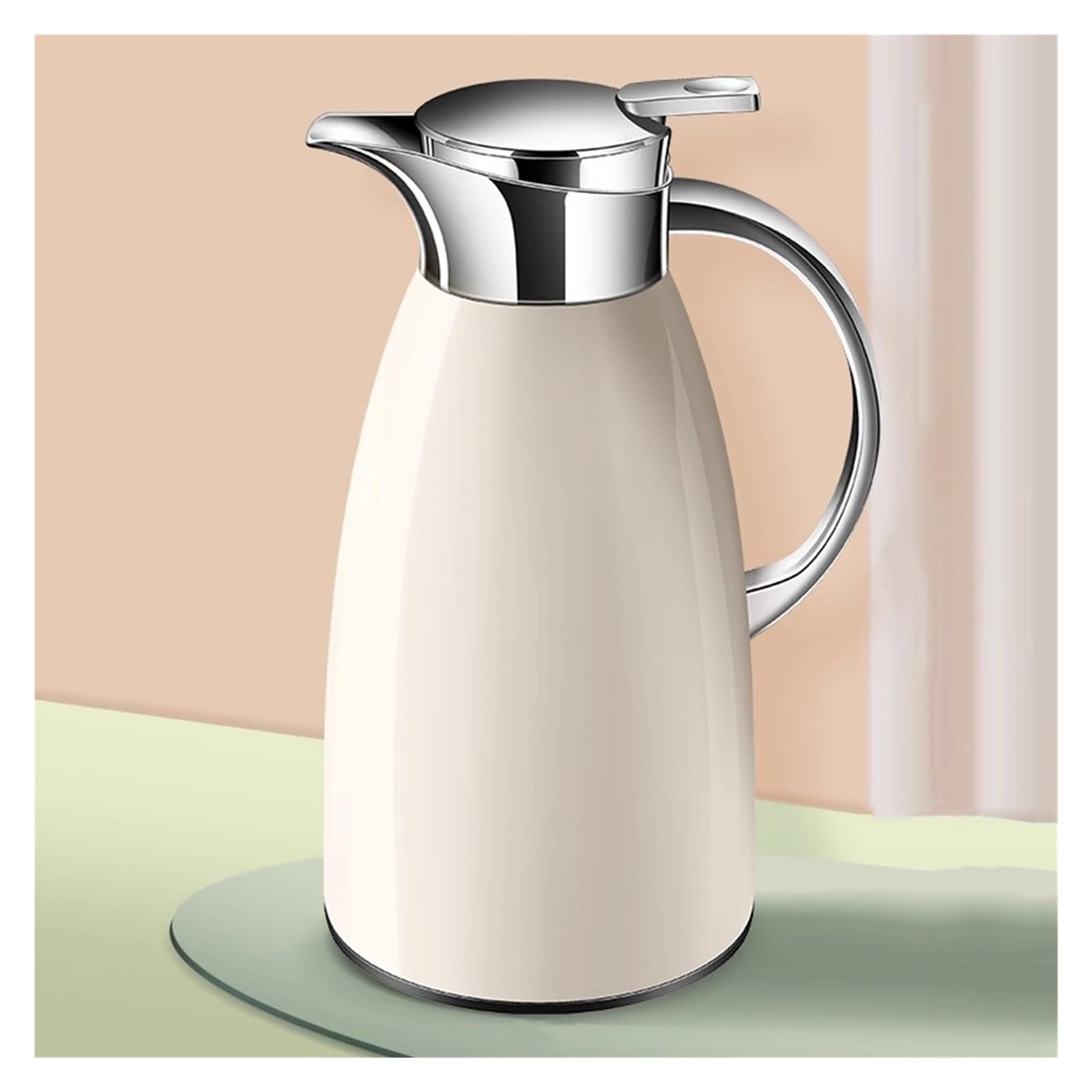 Jarra de agua aislada al vacío – Dispensador de café y bebidas de doble pared de acero inoxidable