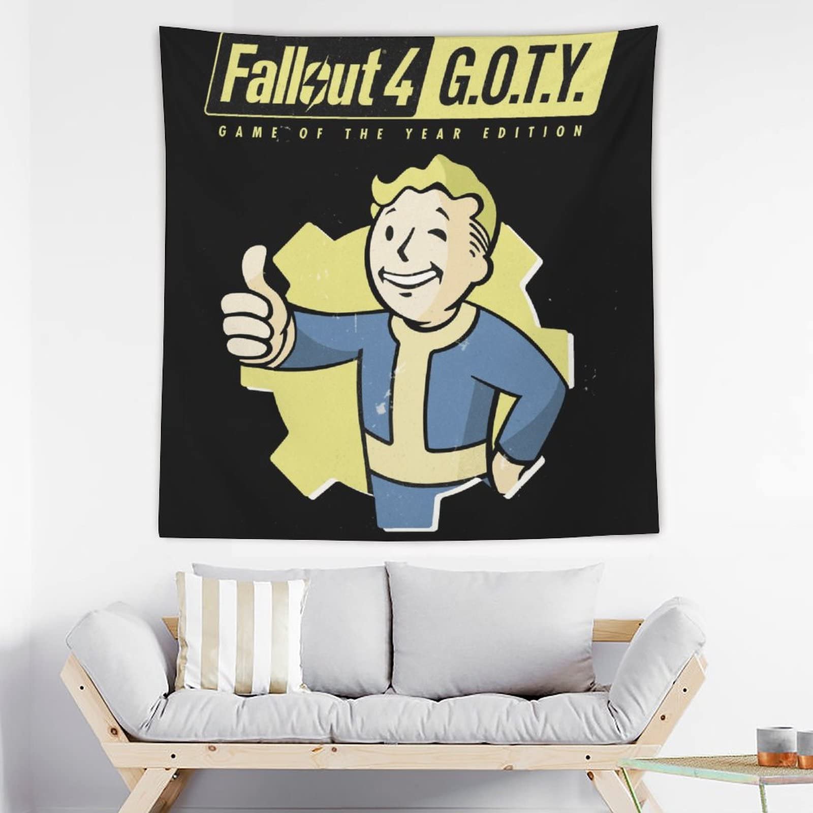 Amazon.co.jp: タペストリー アートポスター おしゃれ Fallout 4 Vault