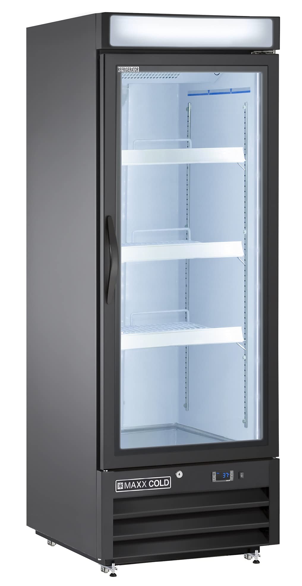 MAXX COLD MXM1-16RBHC Merchandiser Refrigerator, Free Standing