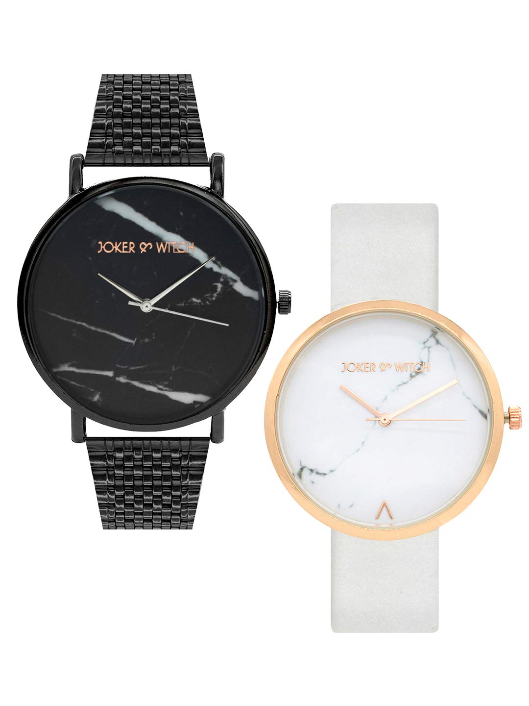 Joker & Witch Polyurethane Danny & Mindy Couple Analog Watch Gift Set For Men And Women, Black Dial, Gray Band (B08WRSNWXV) Amazon Price History, Amazon Price Tracker