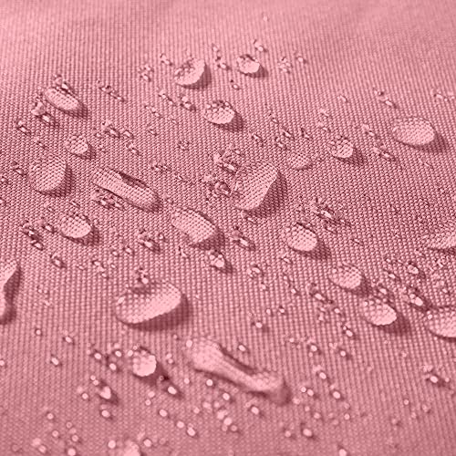 Vargottam Outdoor Deep Seat Patio Cushions Set 2Pcs Seat Set All Weather Replacement Cushion Patio Seat And Back Cushion Set 25"X25"X5" Inches-Pink #TOP4