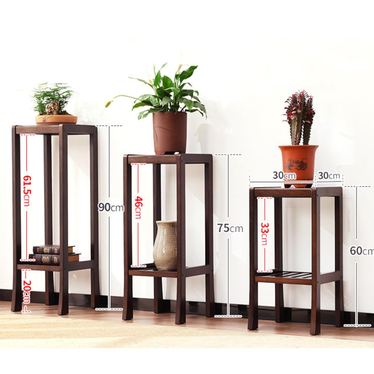 【無垢材】　花台スタンド　華台スタンド　オブジェ 無垢材】花台スタンド華台スタンドオブジェ