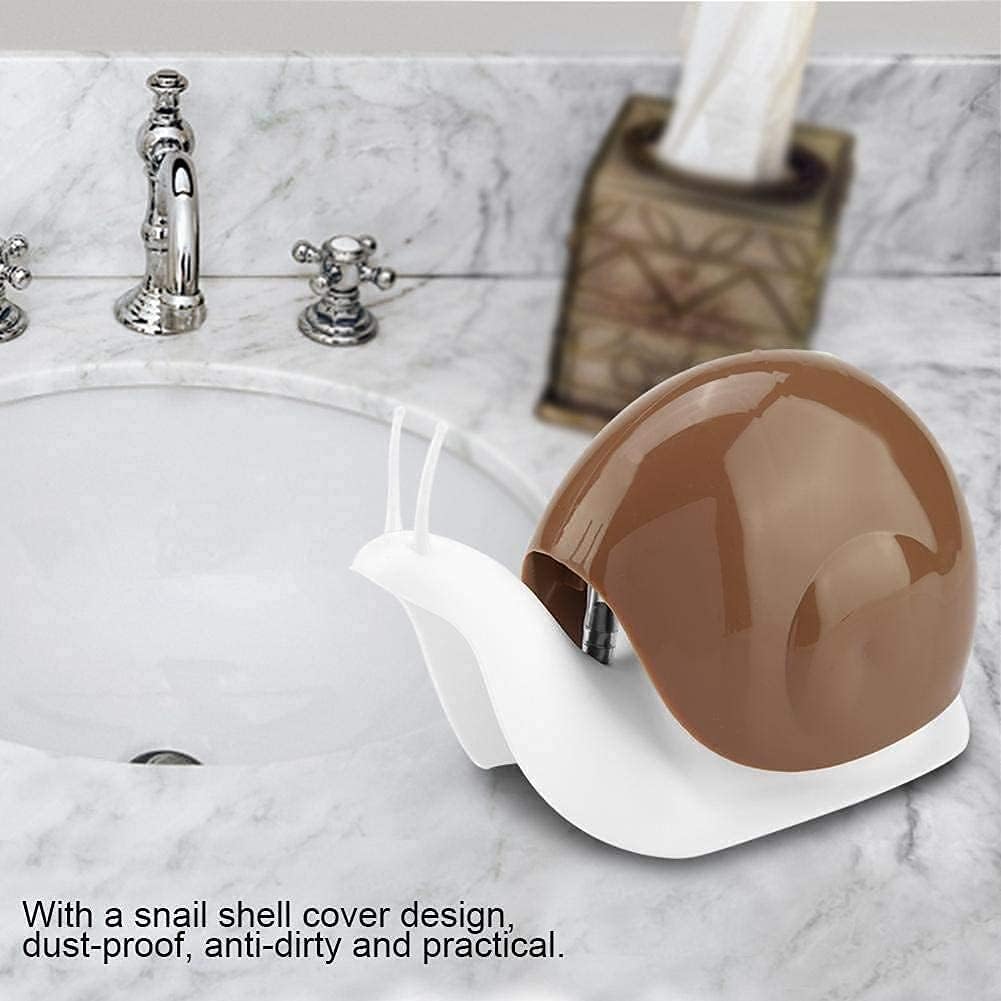 Evilia Ecom Cute Snail Soap Dispenser Hand Soap Pump Lotion, Hand Sanitizer, Shampoo, Shower Gel Dispenser for Bathroom, Kitchen Counter, Bathroom Accessories 2