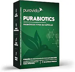 Puravida Suplemento de fibra alimentar Purabiotics 30 cápsulas