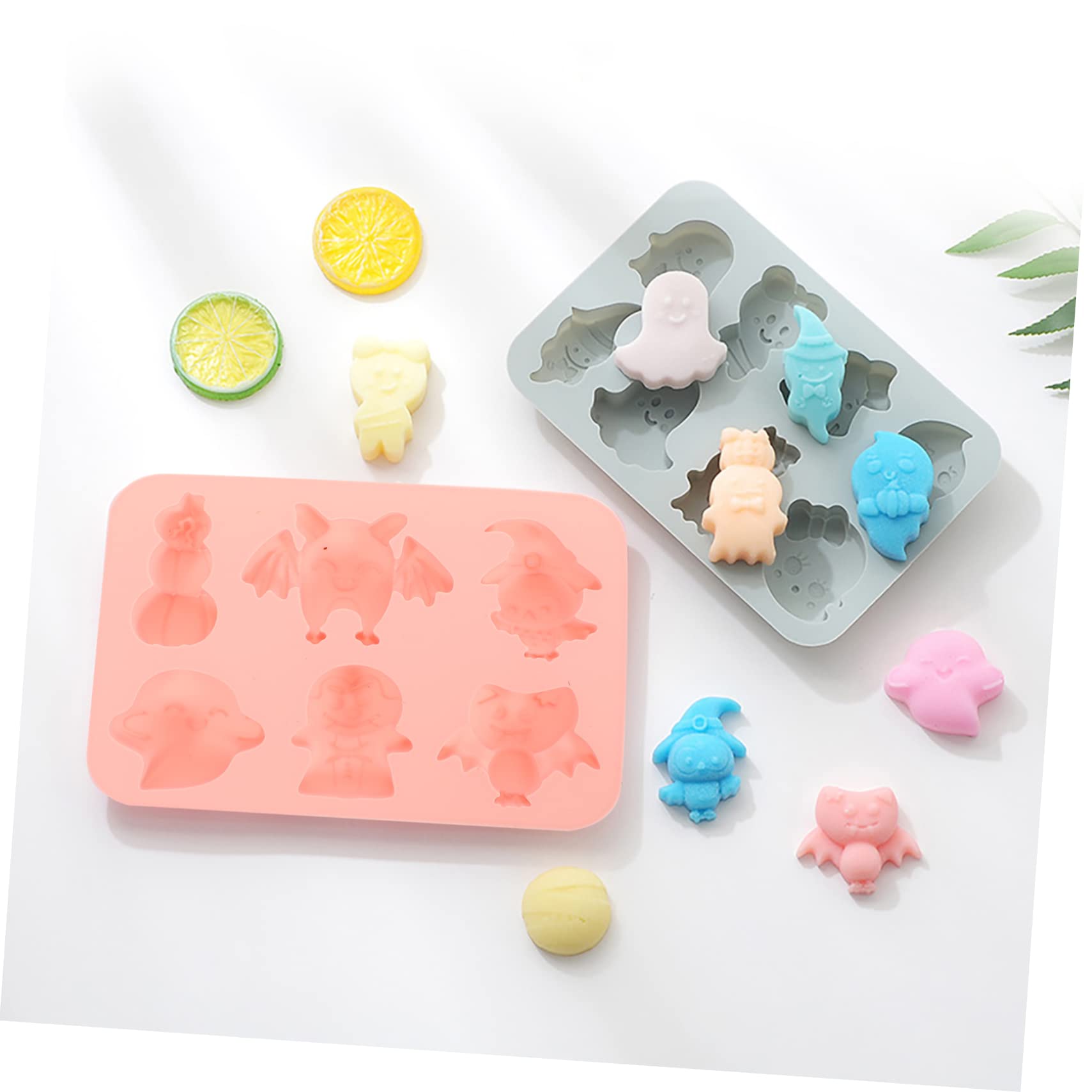 PRETYZOOM 8 Stk Backform Eisformen molde de para schokolade formen zur herstellung von süßigkeiten Silikonformen halloween theme kuchen Schokoladenform selber machen Keksform Kieselgel