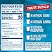 Capri Sun 100% Juice, Fruit Punch, 10 Count (Pack of 4)