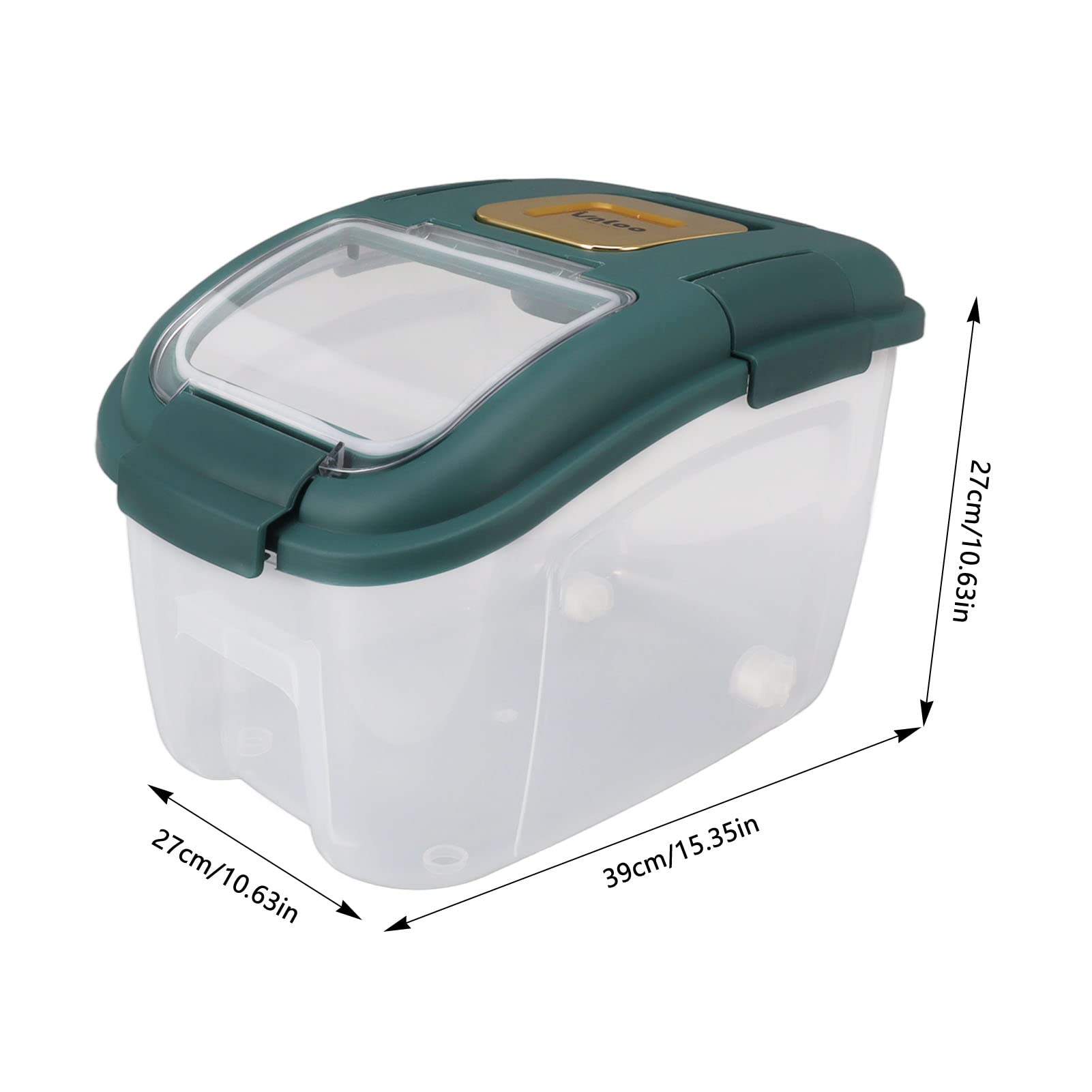 LEYT Scatola per la Conservazione del Riso Contenitore per la Conservazione degli Alimenti Sigillato Perfetto a Prova di Insetto per Noci Snack Casalinghi (10 kg)