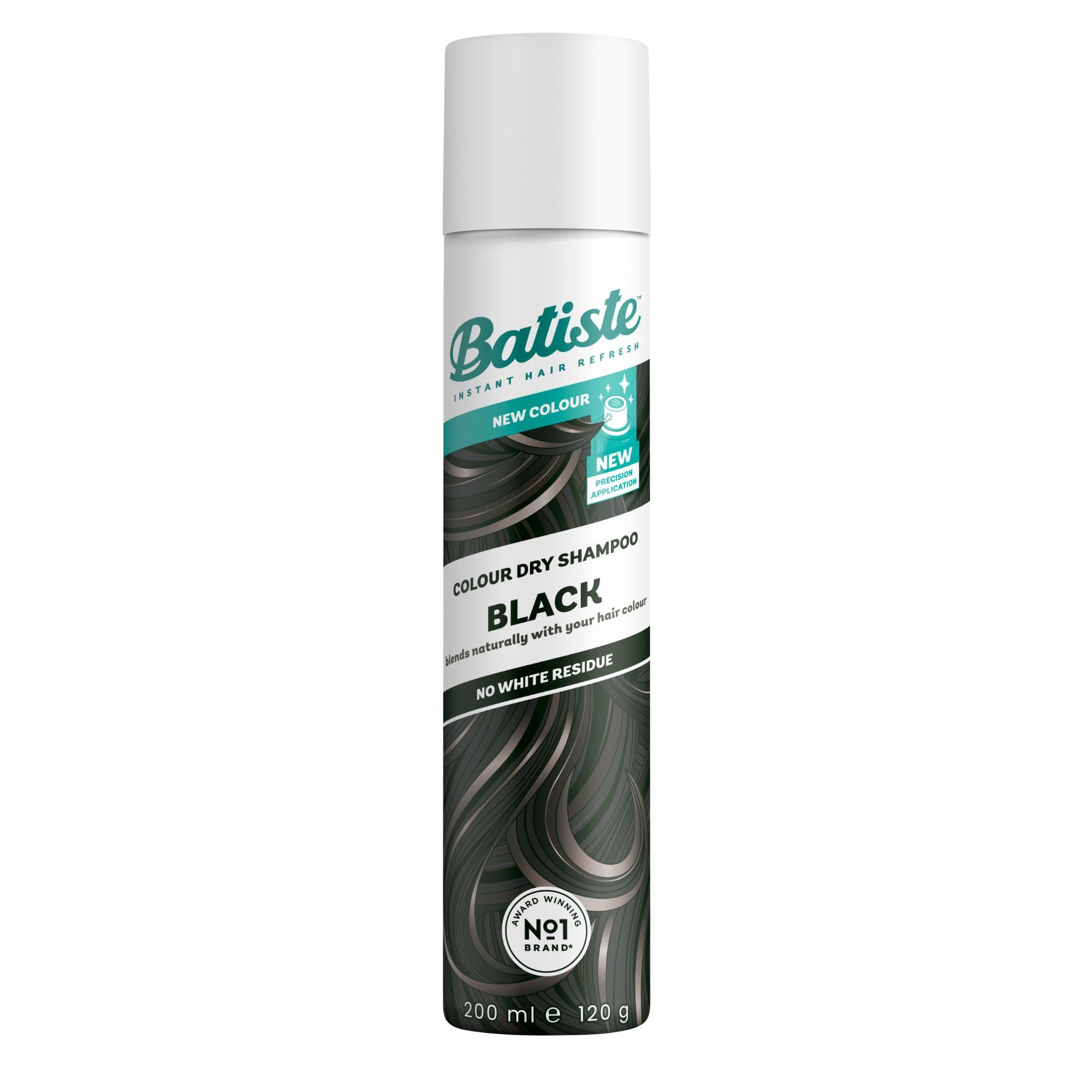 Batiste Black Dry Shampoo, Colour Blends Seamlessly, 200ml