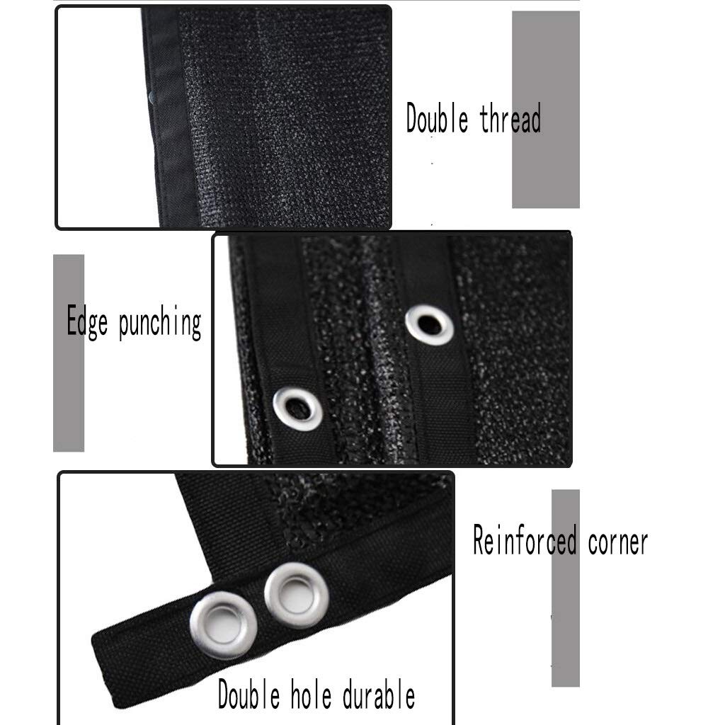Tessuto ombreggiante Sunblock Rete parasole 95% Tasso ombra Rete parasole Ombra Giardino Ombra Resistente ai raggi UV (Dimensioni: 2x10m)