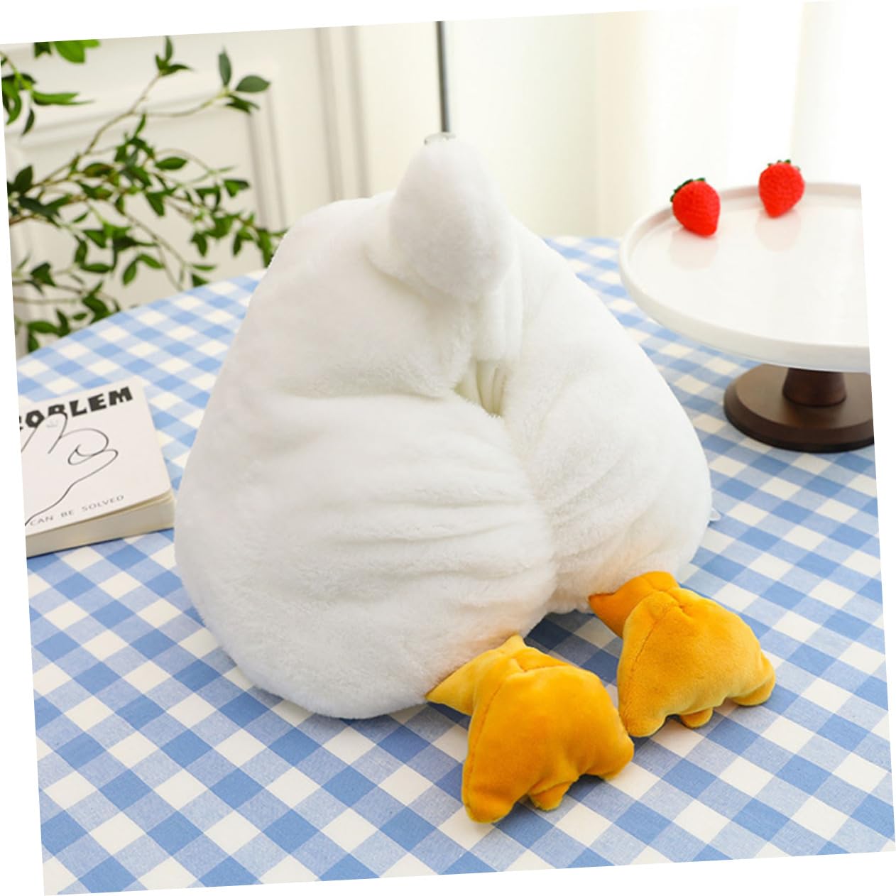 Alipis 4 Pièces Boîte à Mouchoirs Peluche Animale Forme de Cartoon Distributeur Décoratif pour Chambre Salon Bureau