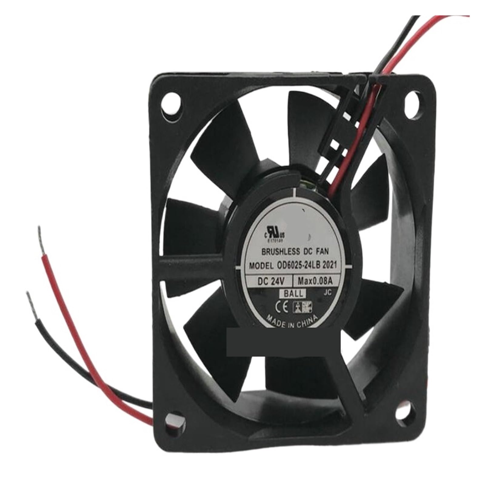 IVEKYKIBC 6CM OD6025-24LB DC24V 0.08A 6025 Two-Wire Inverter Cooling Fan