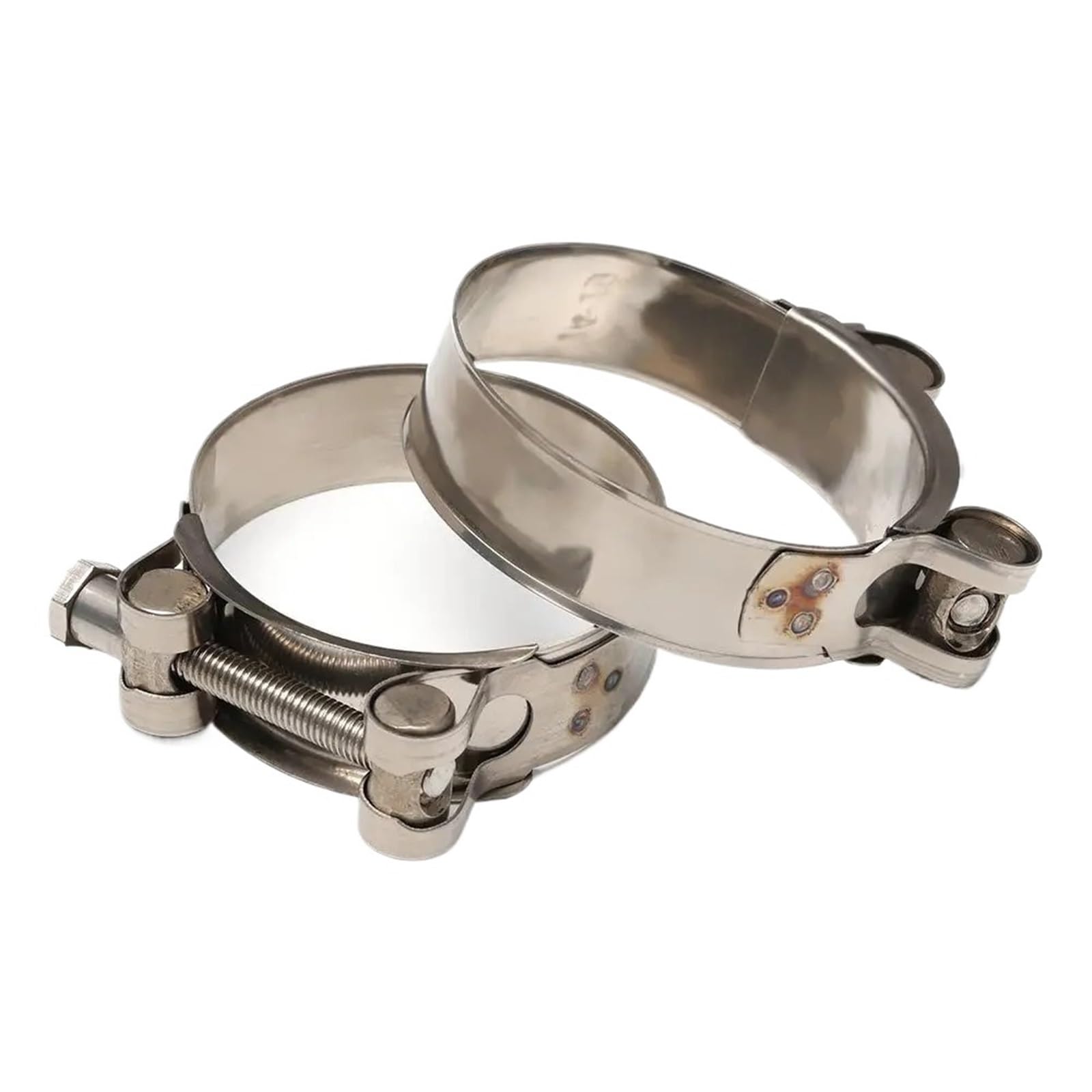 Stainless Steel Strengthens the Clamps Hose Clamps Circular air Water Pipe Fuel Hose Clips of Water Pipe Fasteners Clamps(64-67mm)