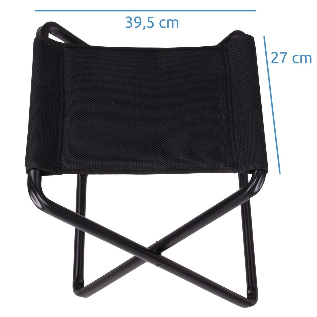 your GEAR Tavolino 3D Campinghocker mit Abnehmbarer Tischplatte, Aluminium Klapphocker, Beistelltisch, Hocker, Quick Dry Mesh Polsterung, Leicht, Tragbar, Garten, Caravan